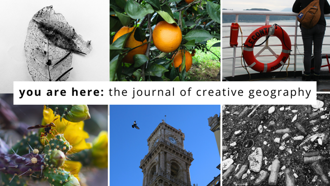 you are here: The journal of Creative Geography