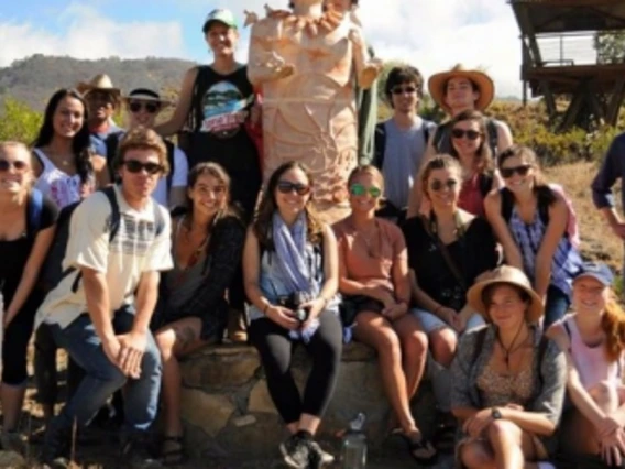 Study abroad group in Oaxaca