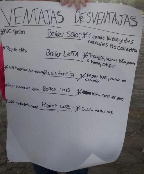 Paper in Spanish identifying advantages and disadvantages