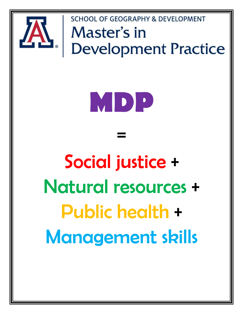 The MDP Program and Opposition to Systemic Racism | School of Geography ...