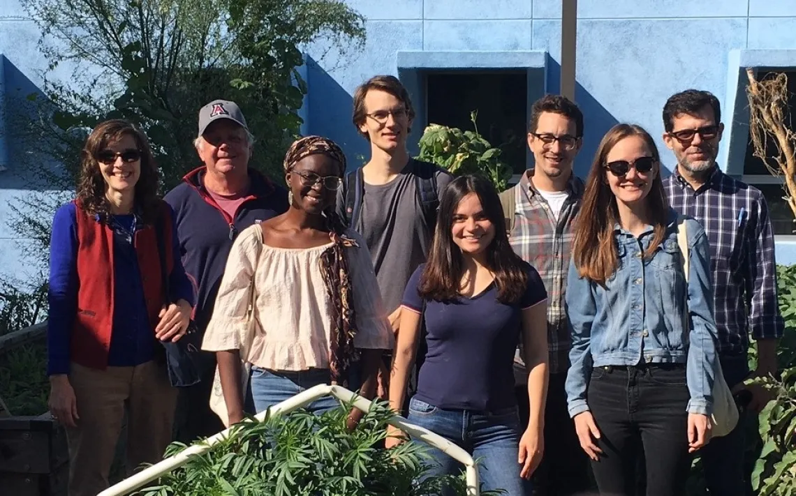 MDP students on site visit in Tucson