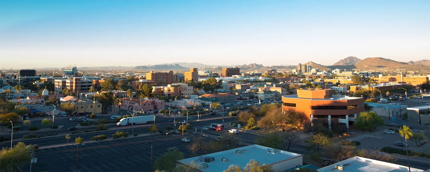 Landscape of UA and surrounding Tucson community